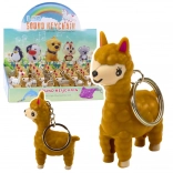 Prívesok na kľúče lama s LED svietidlom a zvukom