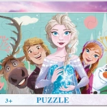 Puzzle Frozen: Rodinné 15 dielikov