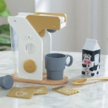 Detský kávovar s príslušenstvom – zlatý KIDKRAFT