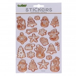 Vianočné 3D pop-up nálepky 25 × 14,5 cm