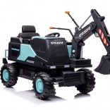 Detská elektrická kopacia hračka Volvo modrá