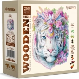 Drevené puzzle WOODEN CITY Mystický tiger – 250 dielikov