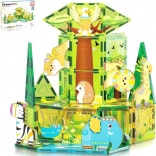 Picasso stavebnica Safari set s 8 zvieratami