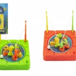 Magnetická rybárska hra – naťahovacie rybičky 10 × 10 cm