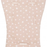 Mäkká podložka do kočíka Chipolino Beige Stars